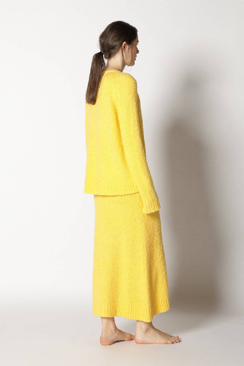 Sminfinity bouclé V neck + bouclé A skirt Exklusive Angebote