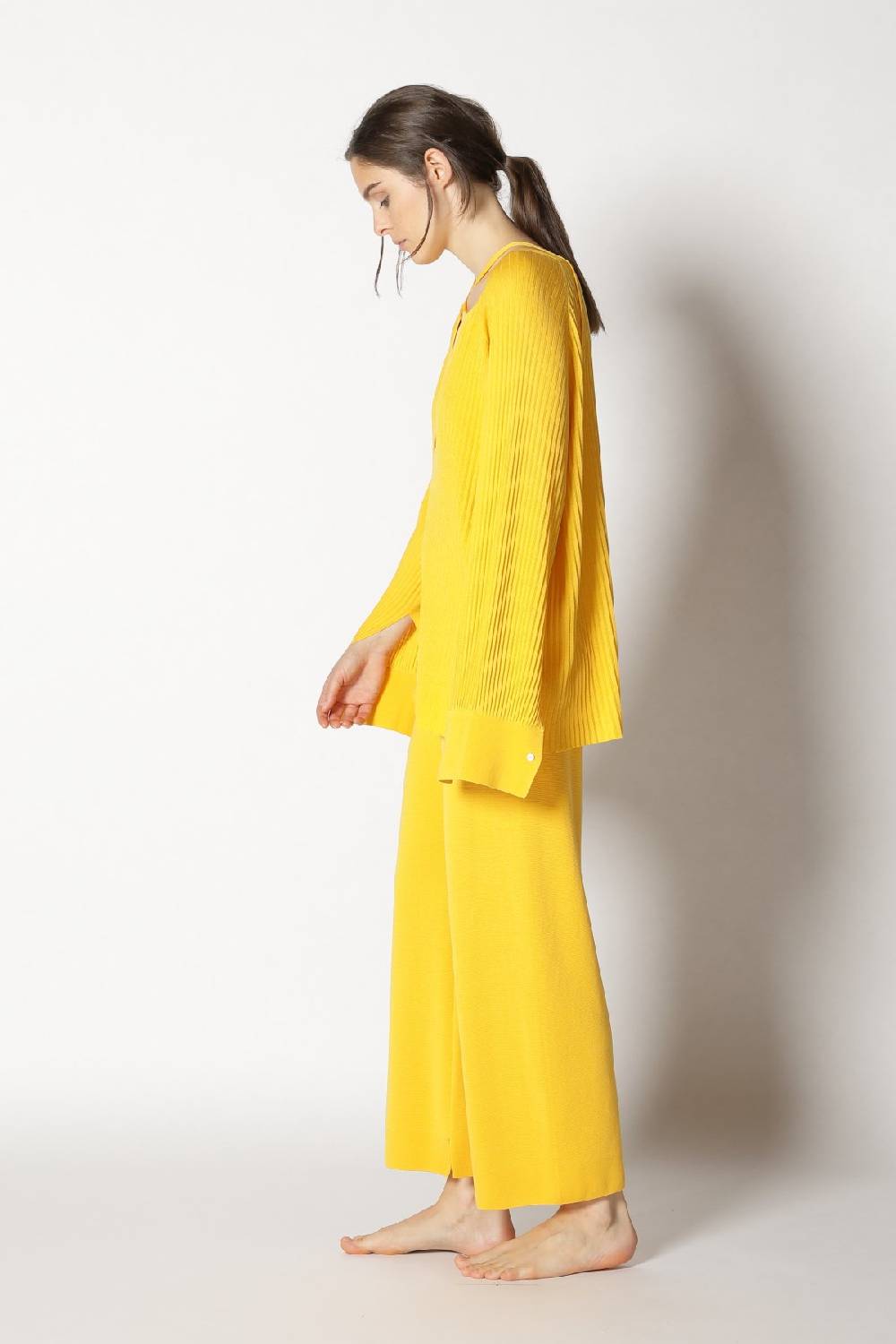 Sminfinity plissé drape tunic + milano culotte Blitzangebot