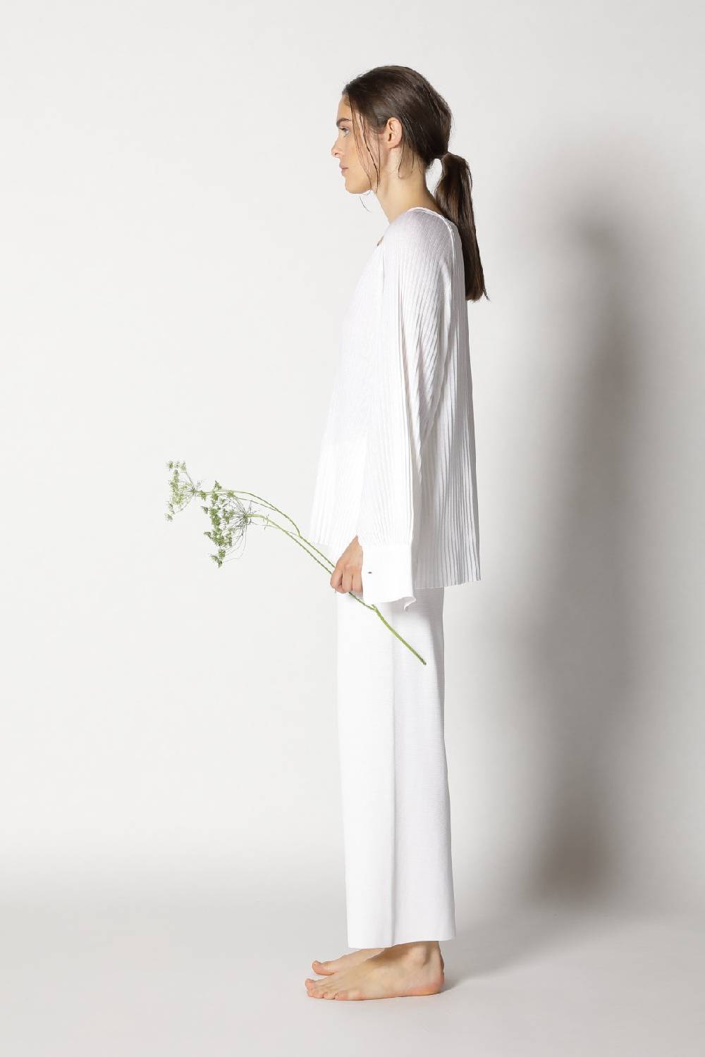 Sminfinity plissé drape tunic + milano culotte Bestseller