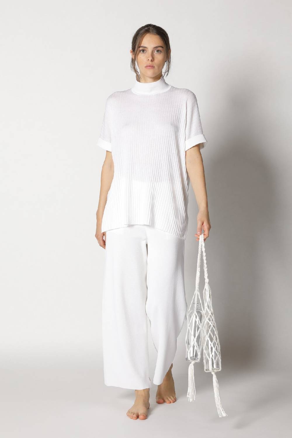 Sminfinity plissé drape top + milano culotte Saisonale Angebote