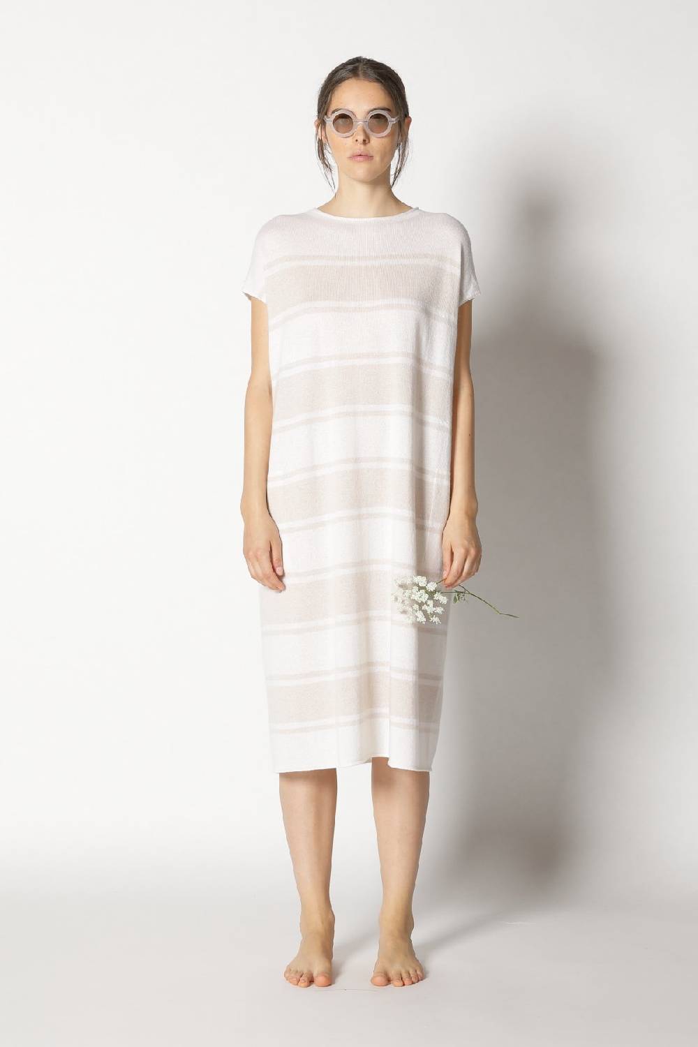 Sminfinity pure stripe tunic dress VIP-Rabatte