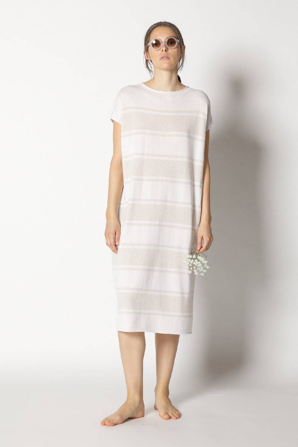 Sminfinity pure stripe tunic dress VIP-Rabatte