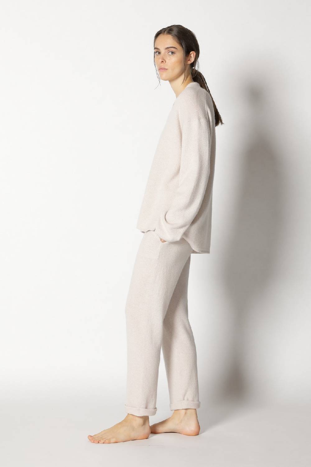 Sminfinity pure 2-ply V neck + pure boat pants Super Sparpreis