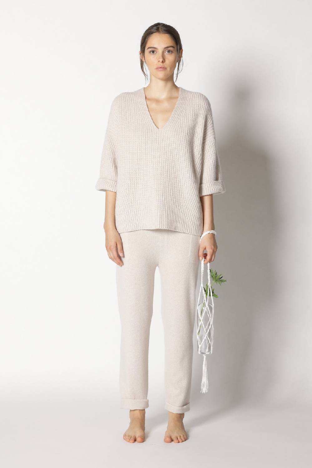 Sminfinity icon rib V neck + pure boat pants Kostenlose Rückgabe