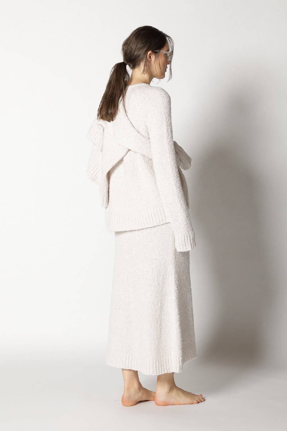 Sminfinity bouclé V neck + bouclé turtle + bouclé A skirt JETZT KAUFEN