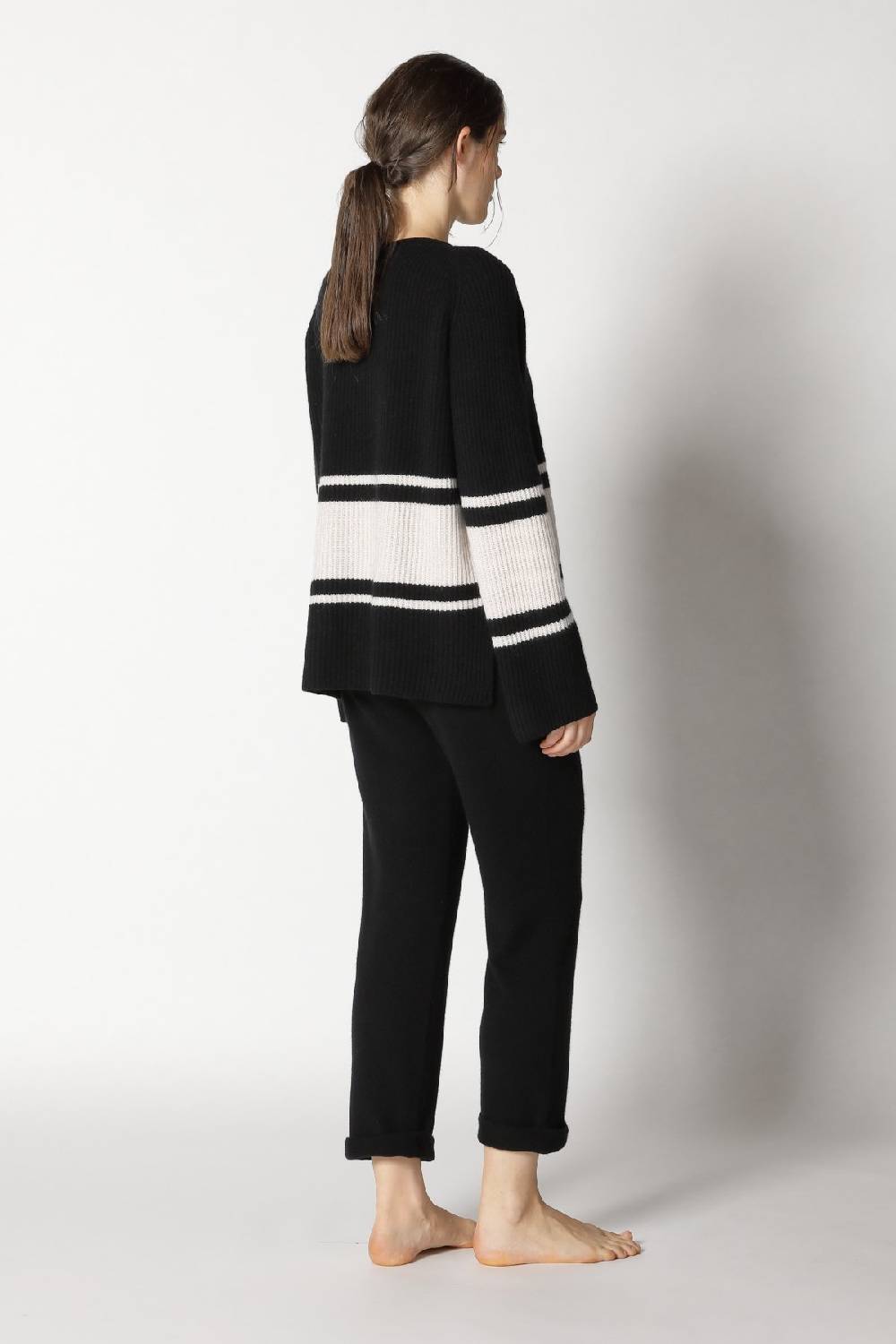 Sminfinity pure triped rib jumper + pure boat pants Sonderangebot der Fabrik