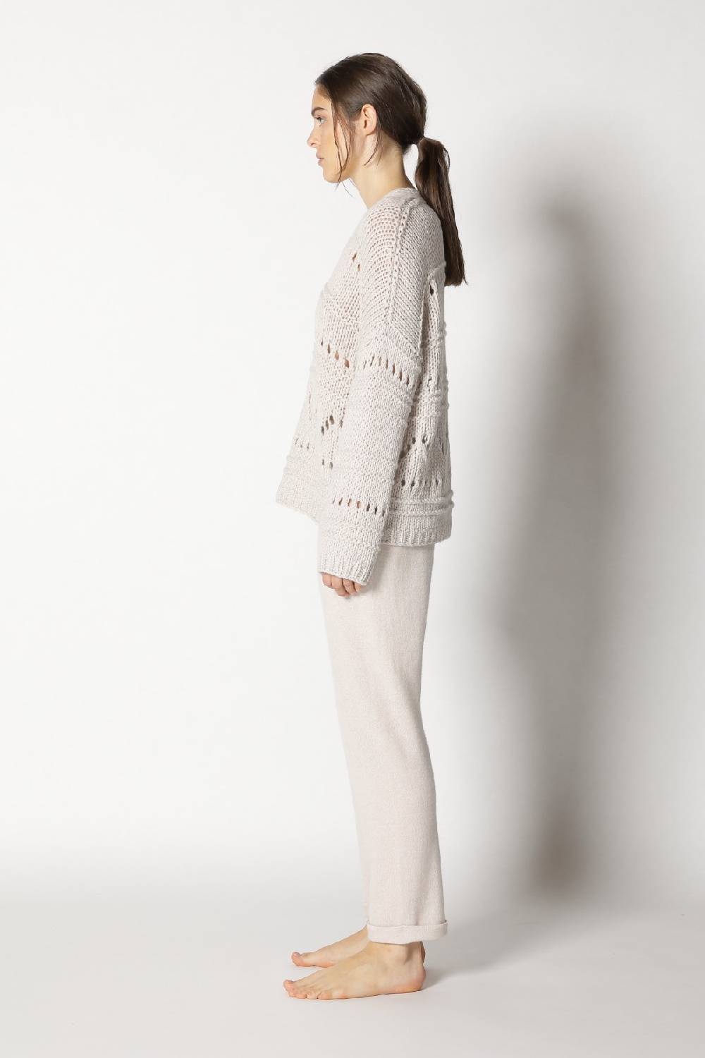 Sminfinity airy ajour V neck + pure boat pants Discount Store für neue Produkte