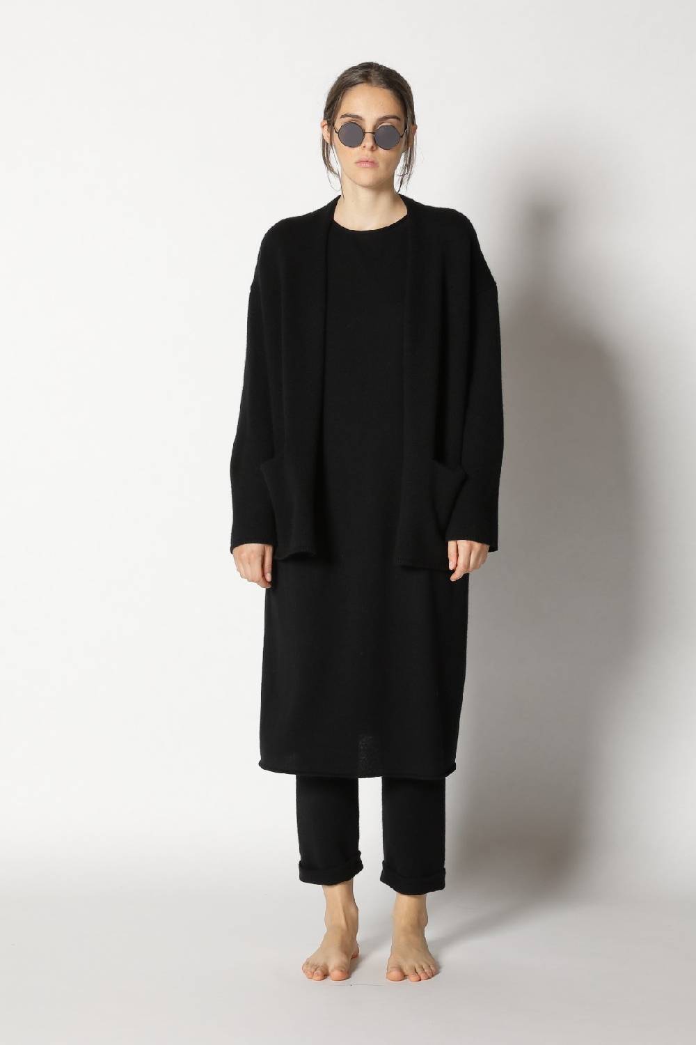 Sminfinity pure 2-ply jacket + pure tunic dress + pure boat pants Super Rabatt