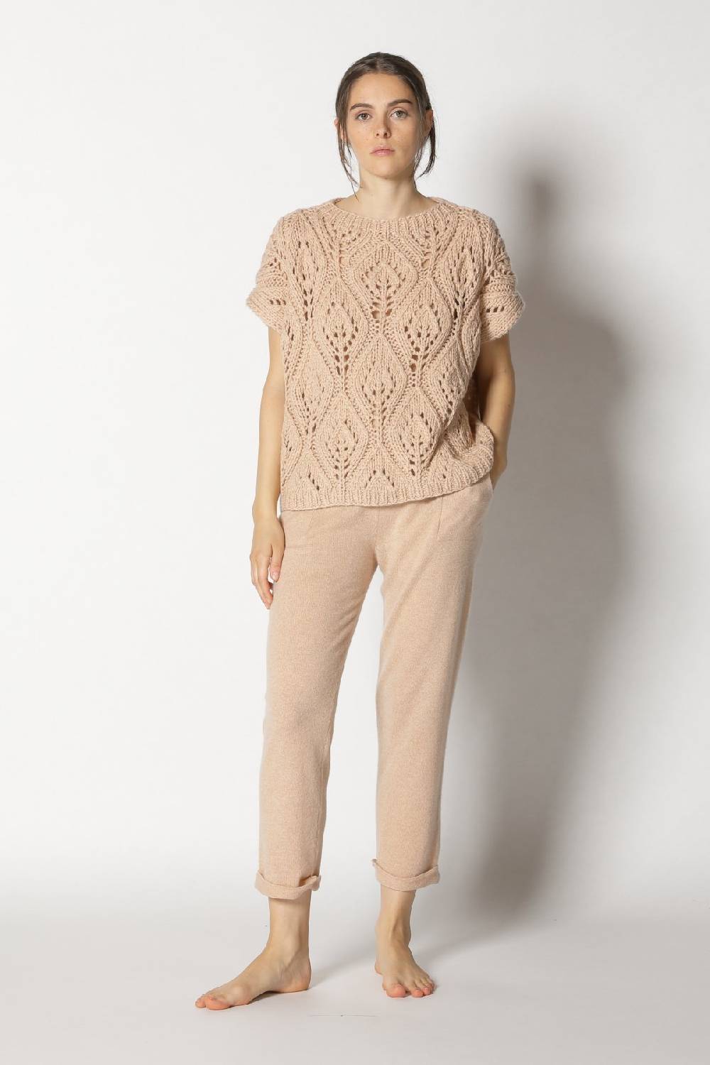 Sminfinity airy ajour top + pure boat pants zollfrei