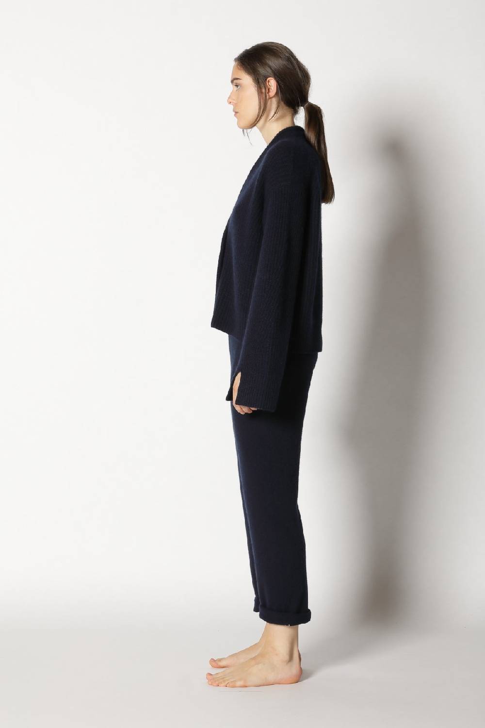 Sminfinity icon rib cardigan + pure boat pants Rabatte dieses Monats