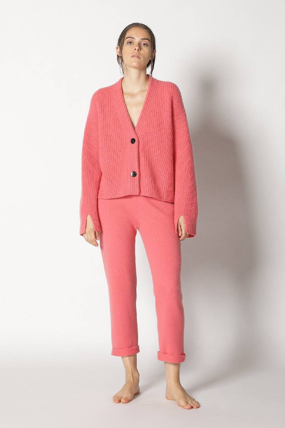 Sminfinity icon rib cardigan + pure boat pants Rabatte dieses Monats