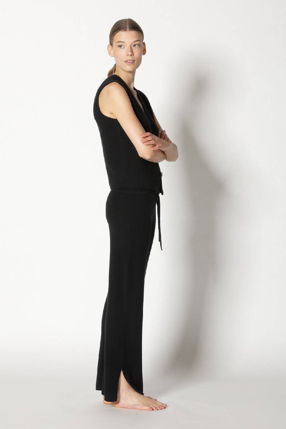Sminfinity pure icon rib vest + pure slitted pants im Angebot