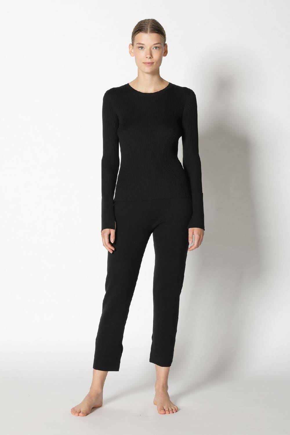 Sminfinity silky rib crew jumper + silky cropped pants Meist gekauft