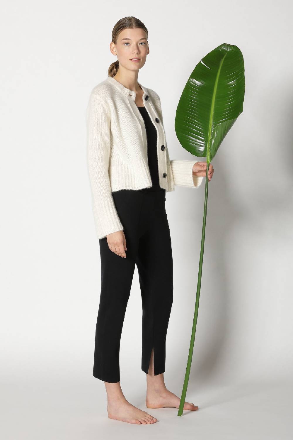 Sminfinity fluffy cropped jacket + silky cropped pants Blitzverkäufe