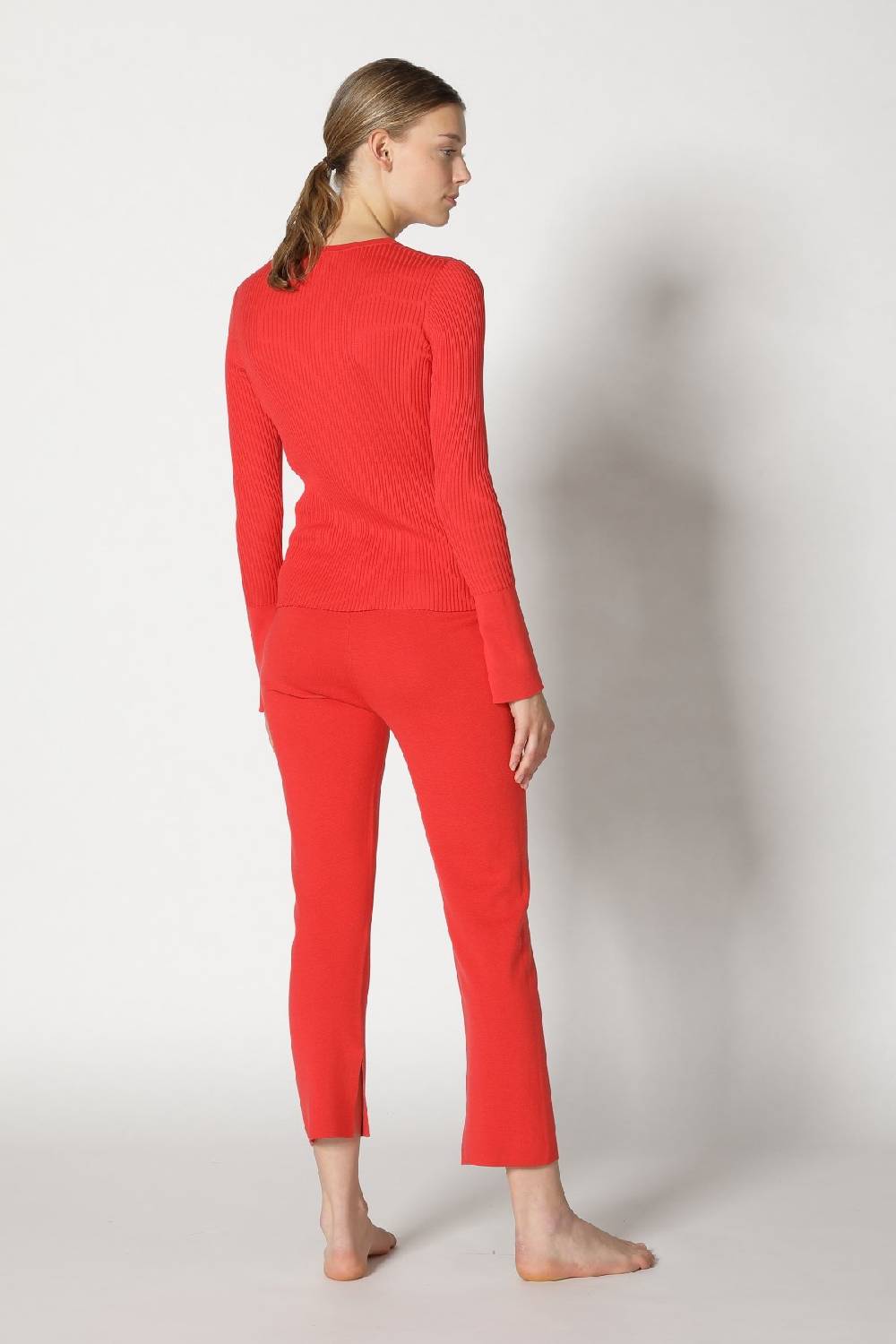 Sminfinity silky rib crew jumper Rabatt