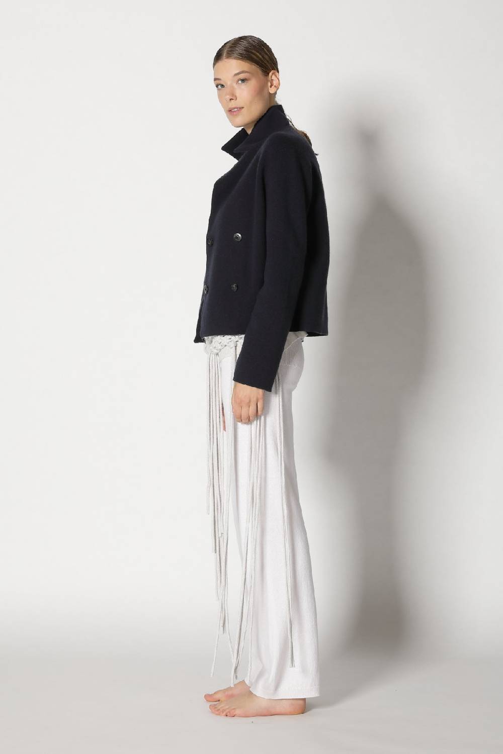Sminfinity chilly cropped jacket + chilly jumper + chilly pants + hang loose ring belt Bestseller