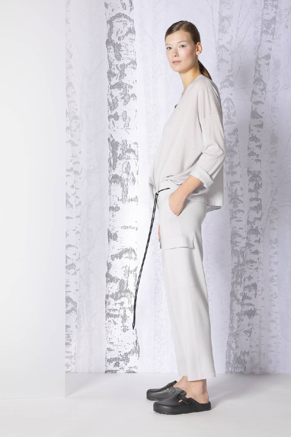 Sminfinity extrafine oversized V + milano cropped cargo pants Vierteljährliche Förderung