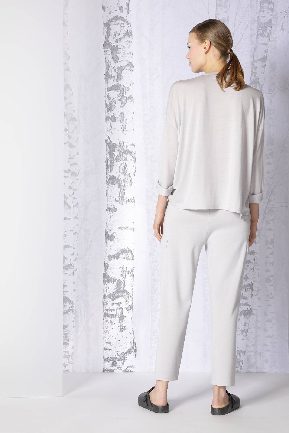 Sminfinity extrafine oversized V + milano cropped cargo pants Vierteljährliche Förderung