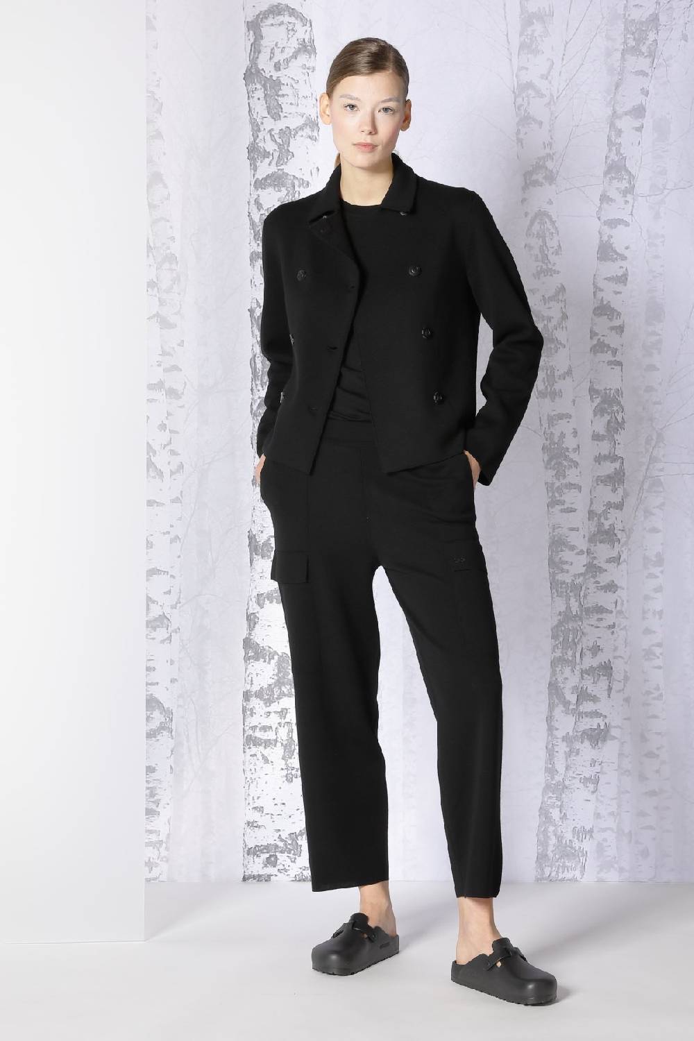 Sminfinity milano cropped jacket + milano cropped cargo pants Super Rabatt