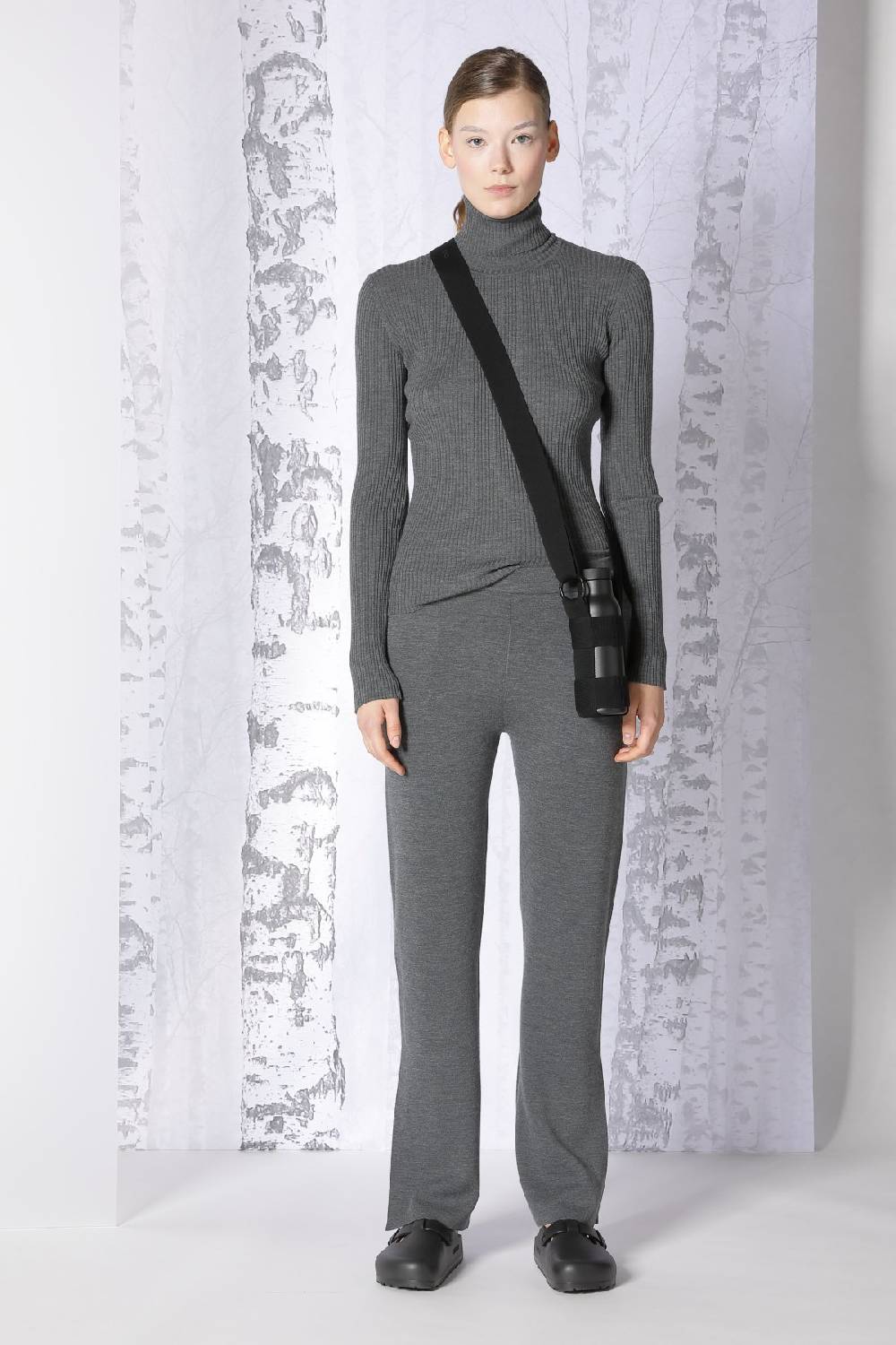 Sminfinity extrafine rib turtle + milano cropped cargo pants 50% Rabatt mit kostenlosem Versand