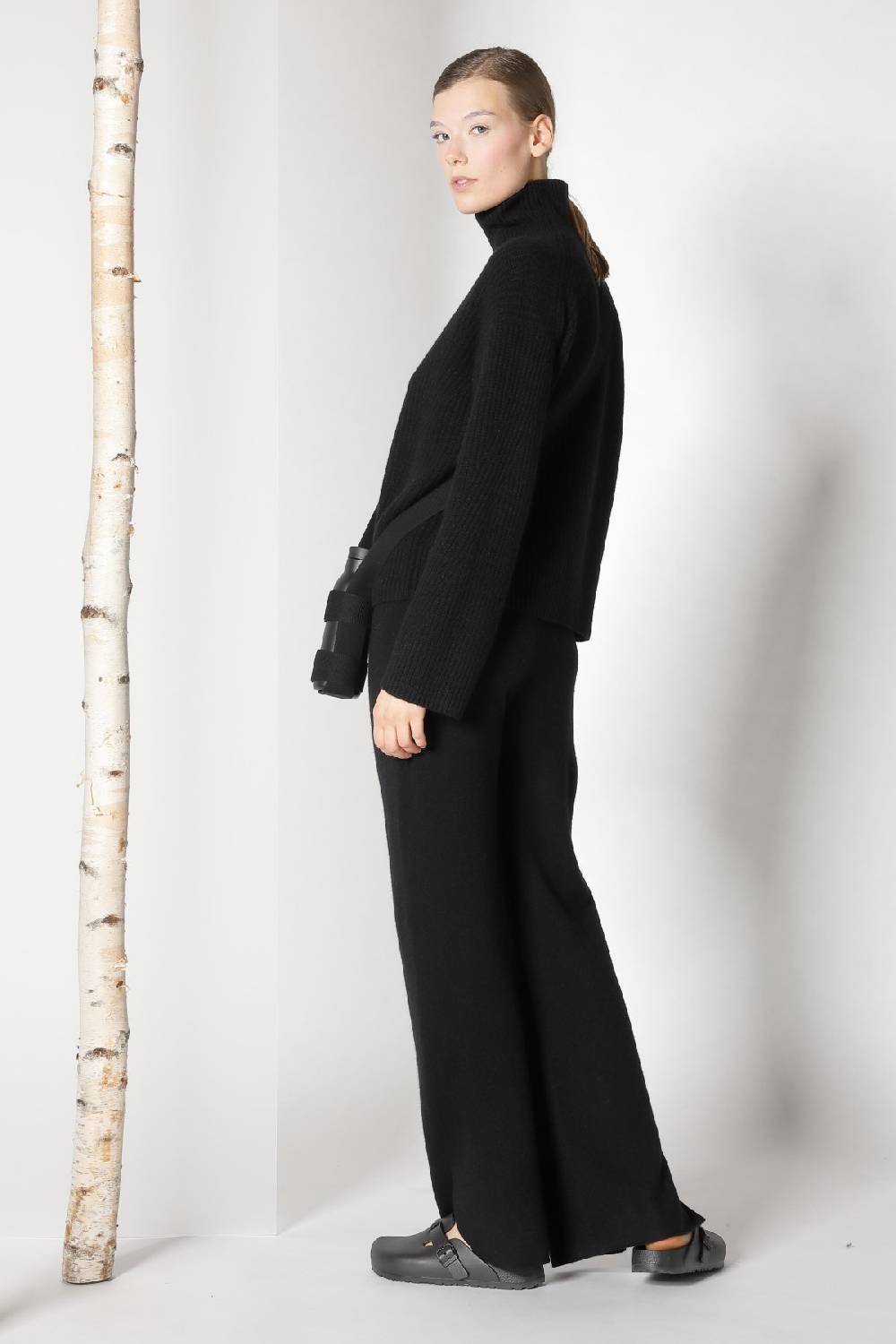 Sminfinity pure icon rib turtle + pure slitted pants Im Verkauf