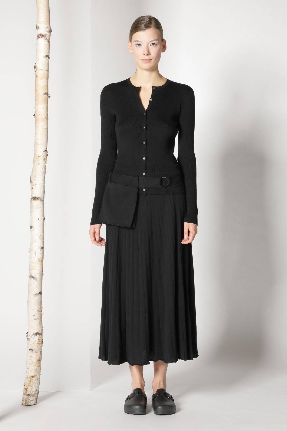 Sminfinity silky rib crew cardi + silky rib skirt zollfrei