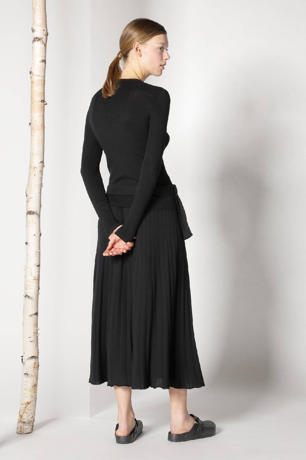 Sminfinity silky rib crew cardi + silky rib skirt zollfrei