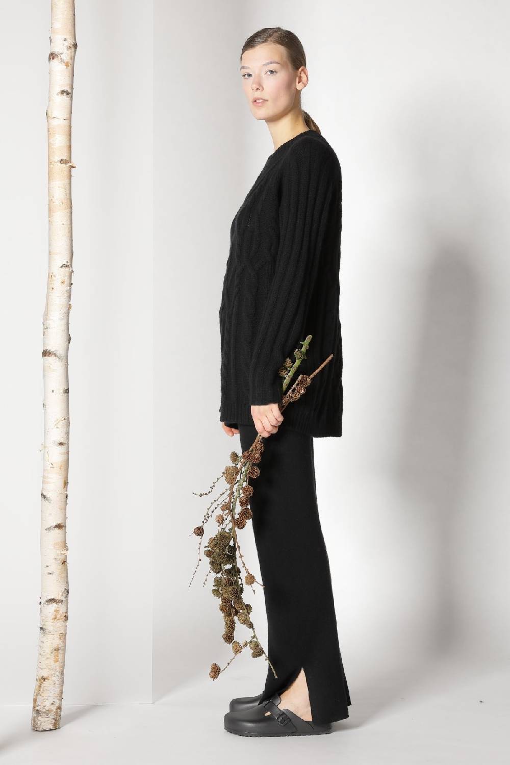 Sminfinity pure POETREE long cable jumper +  pure slitted pants 50% Rabatt für begrenzte Zeit