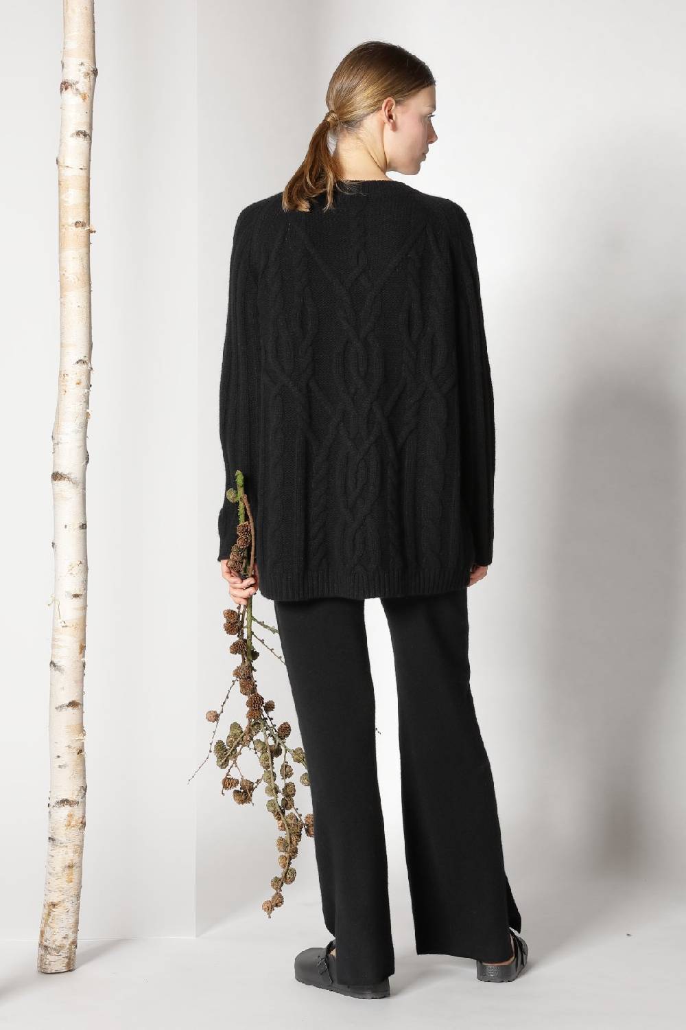 Sminfinity pure POETREE long cable jumper +  pure slitted pants 50% Rabatt für begrenzte Zeit
