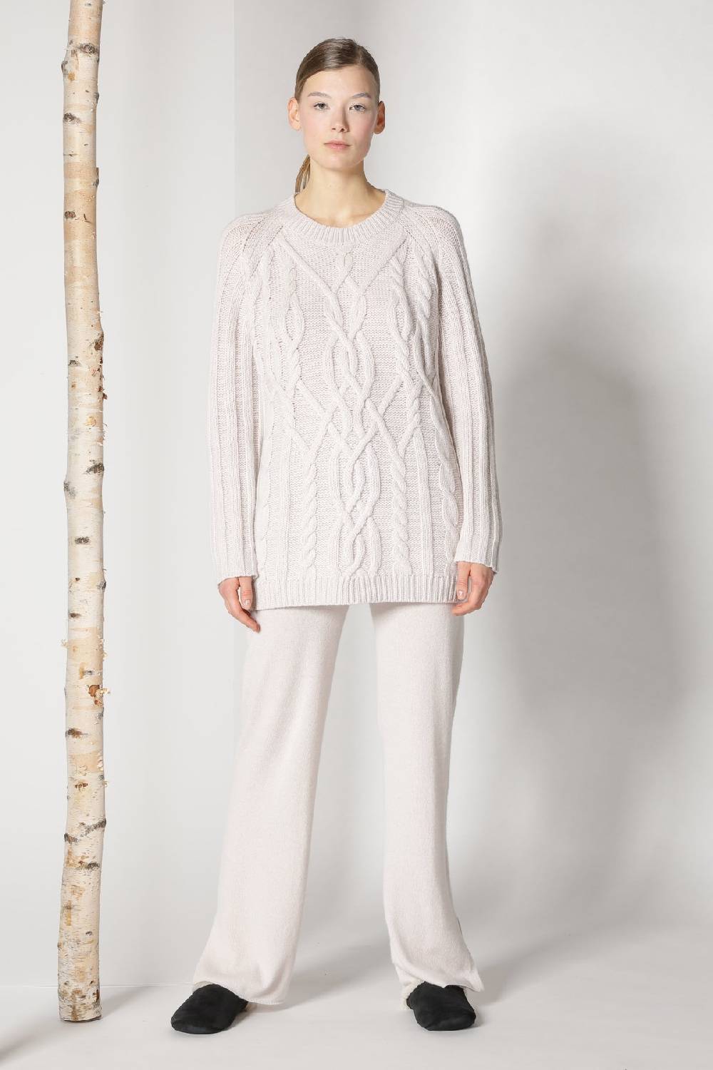 Sminfinity pure POETREE long cable jumper +  pure slitted pants 50% Rabatt für begrenzte Zeit