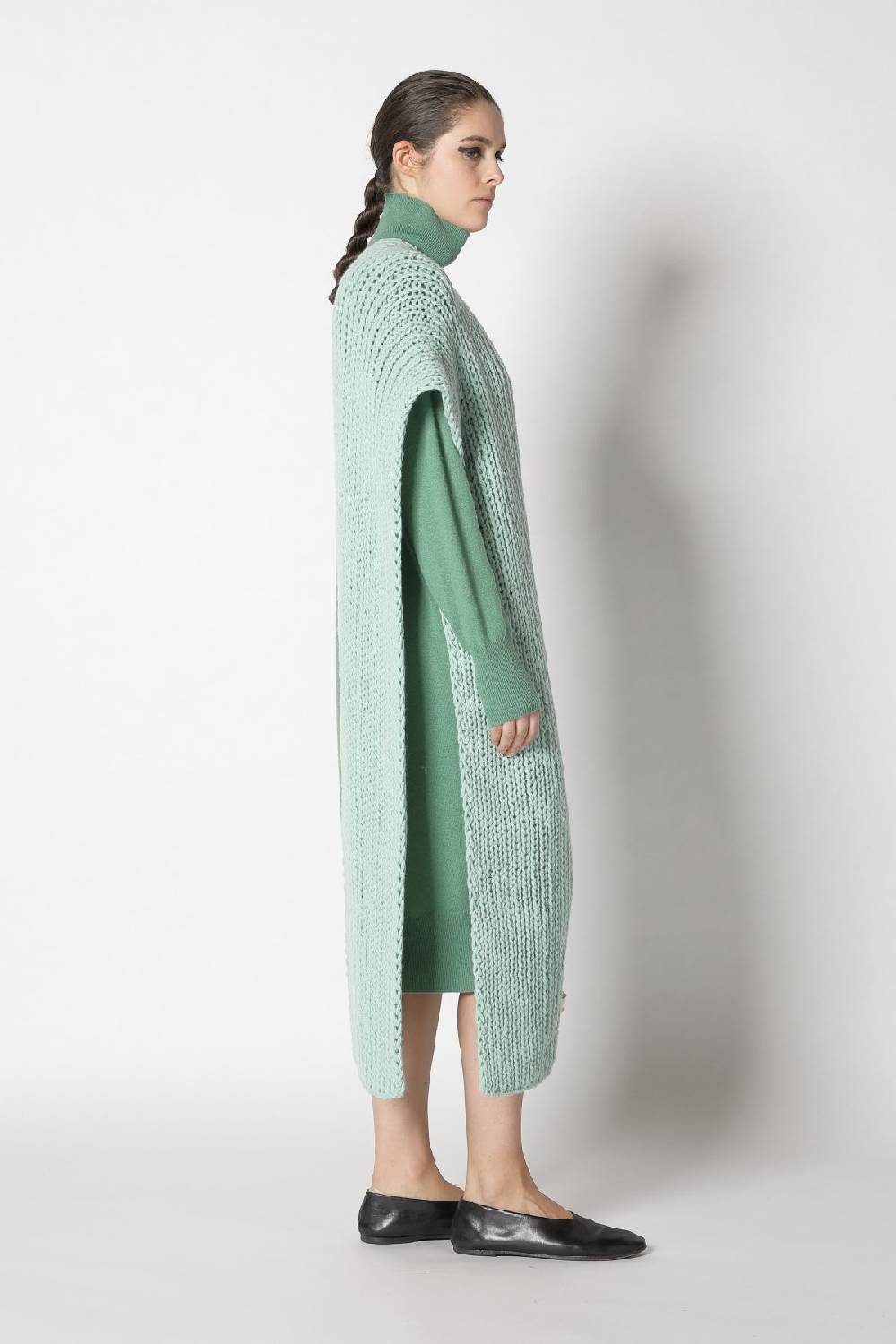 Sminfinity infinite turtle dress + loosely 1x1 rib scarf Fabrikpreis