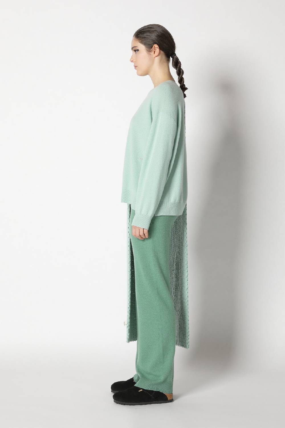 Sminfinity infinite crew jumper + infinite palazzo pants + loosely 1x1 rib scarf Rabatt