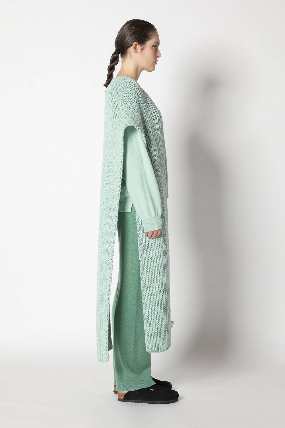 Sminfinity infinite crew jumper + infinite palazzo pants + loosely 1x1 rib scarf Rabatt