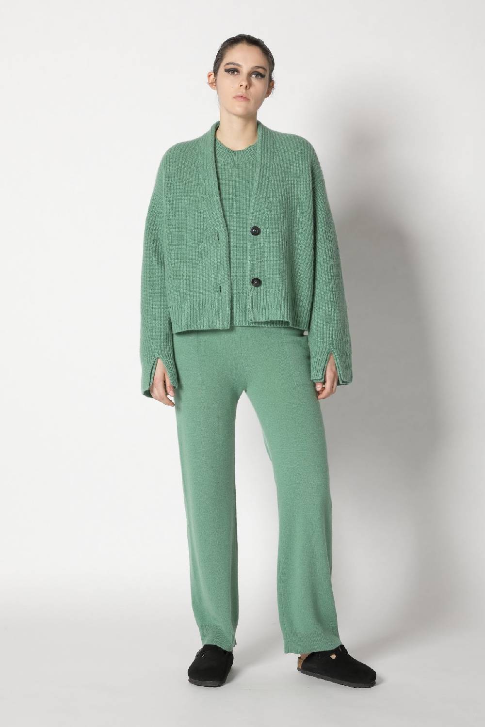 Sminfinity icon rib cardigan + icon rib crewneck + infinite palazzo pants Versandkostenfrei