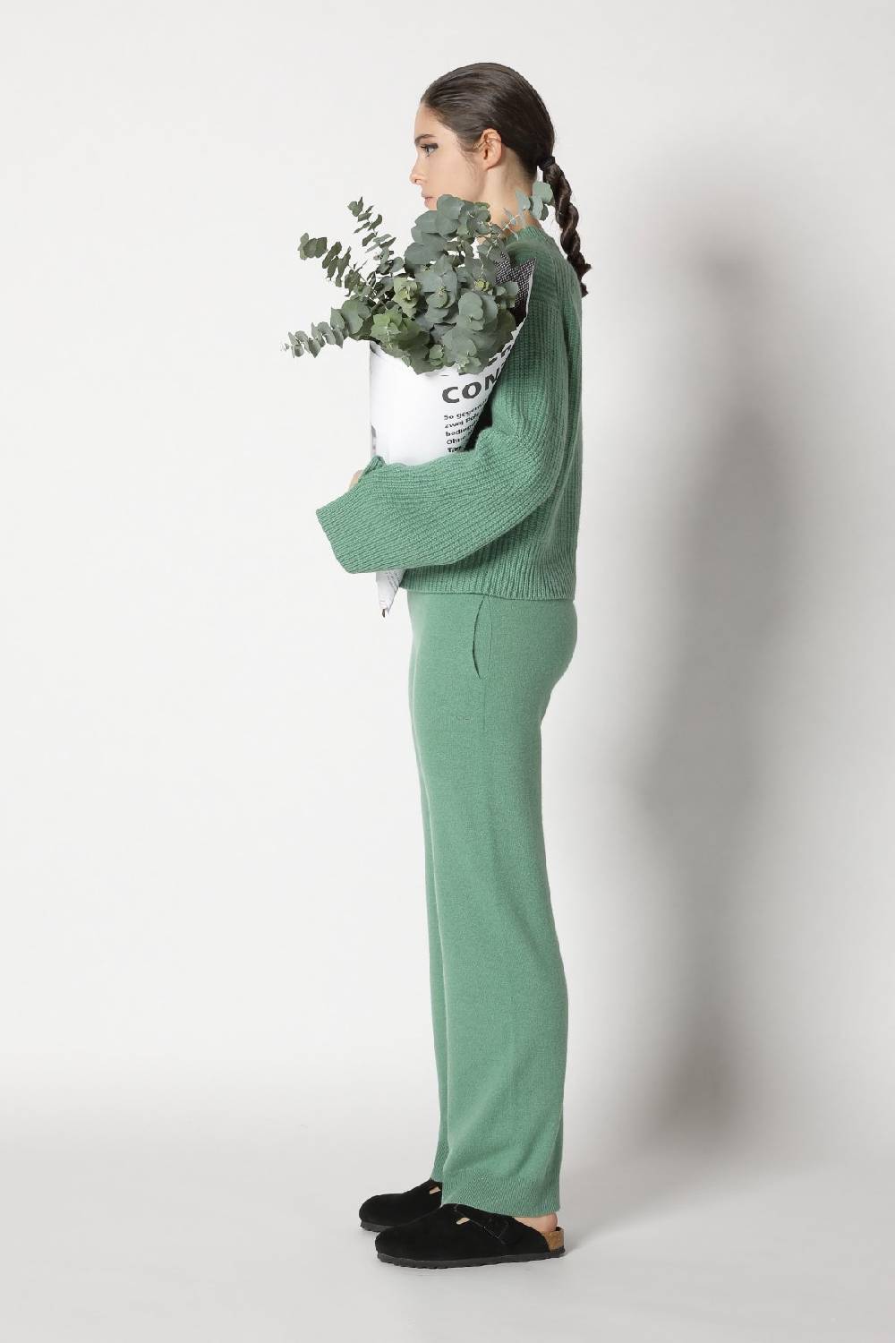 Sminfinity icon rib crew neck + infinite palazzo pants Großer Ausverkauf