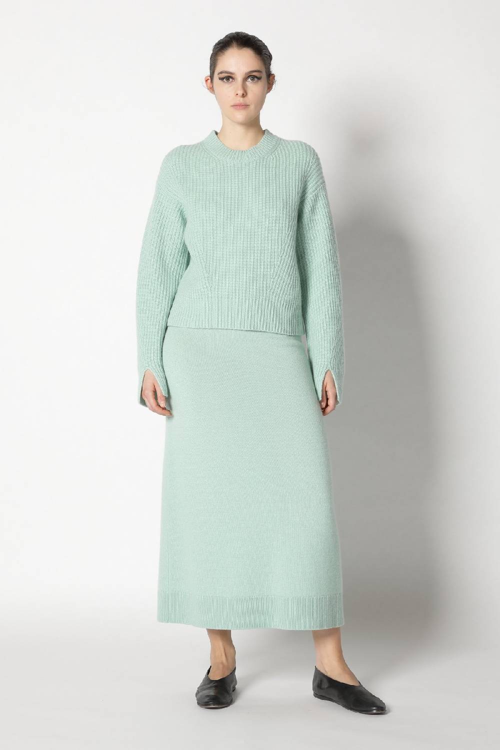 Sminfinity icon rib crew neck + infinite palazzo pants Großer Ausverkauf