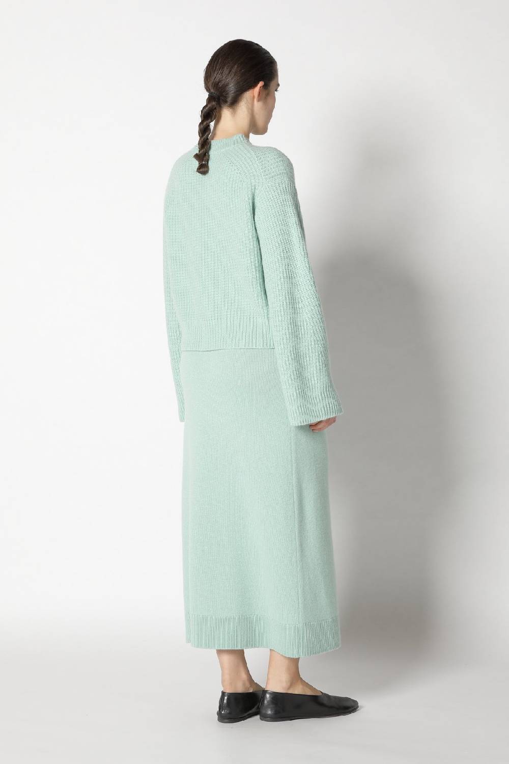 Sminfinity icon rib crewneck + pure A skirt Online Shopping