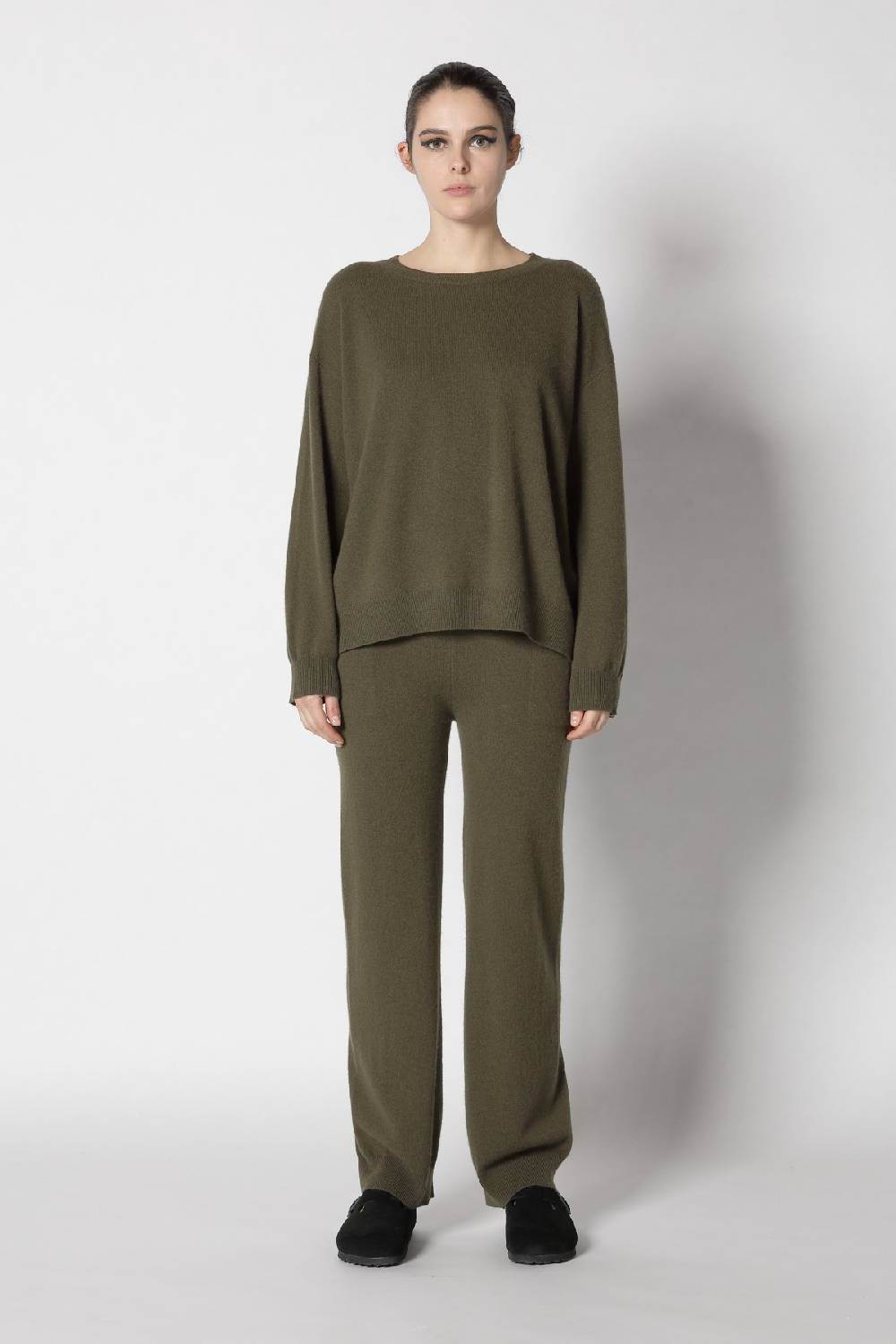 Sminfinity infinite crew jumper + infinite palazzo pants + chunky 1x1 rib scarf Preisnachlass