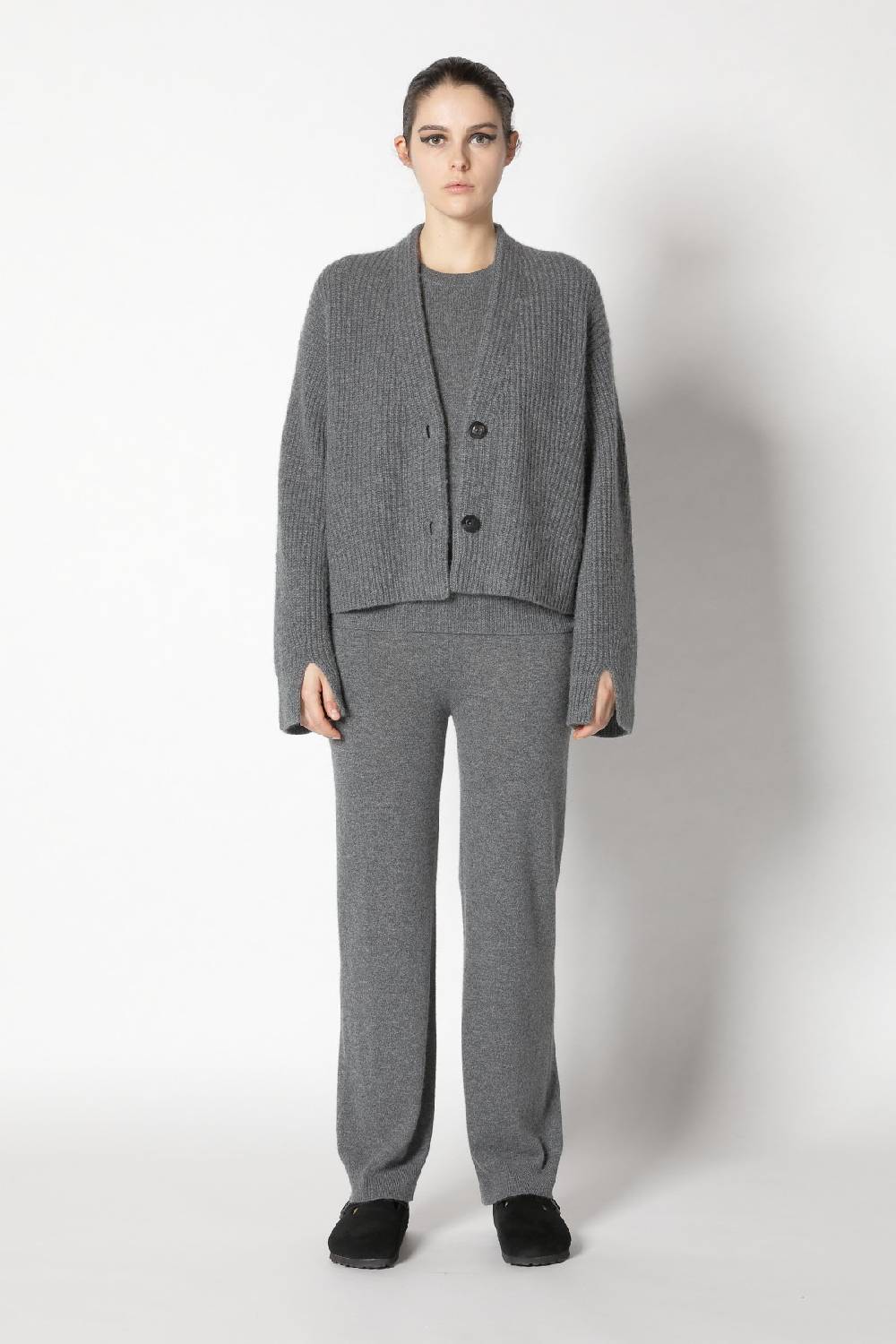 Sminfinity icon rib cardigan + infinite palazzo pants Valentinstagsangebot