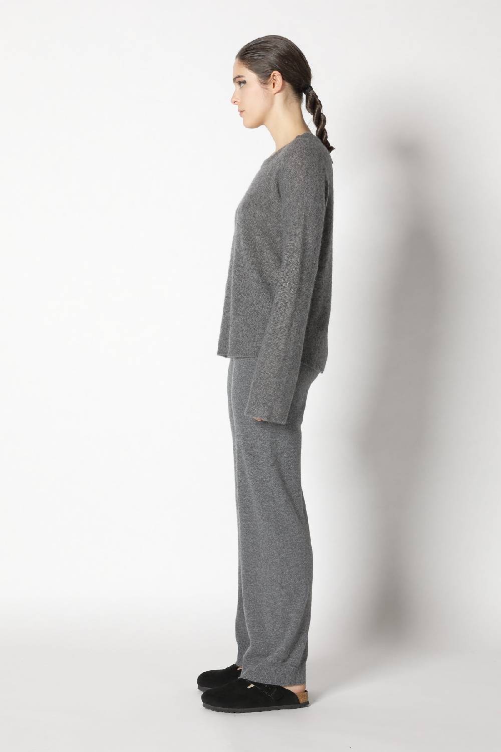 Sminfinity fluffy crewneck + infinite palazzo pants Neueste Mode