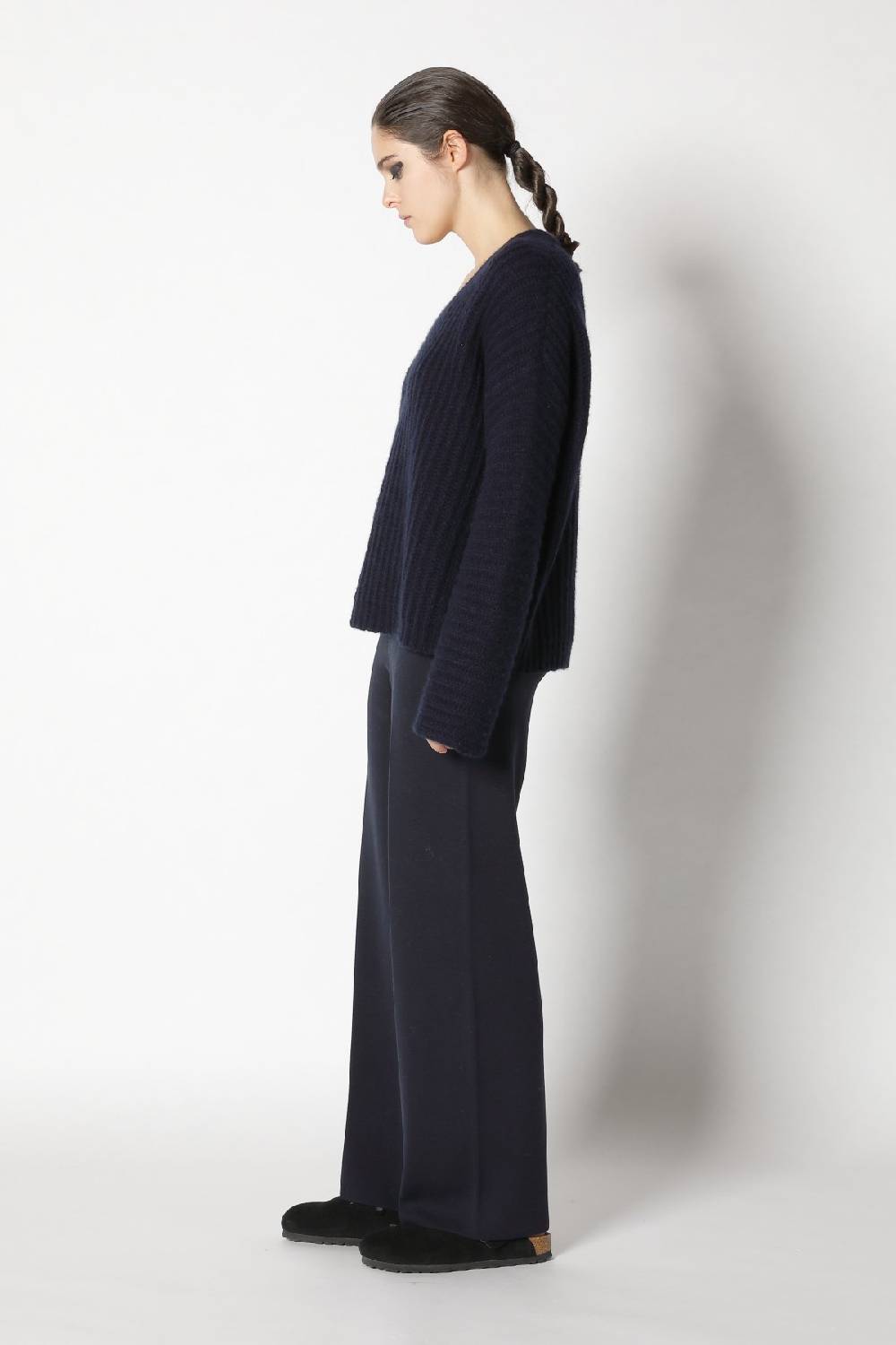 Sminfinity fluffy rib v neck + fluffy triangle + infinite palazzo pants Blitzangebot