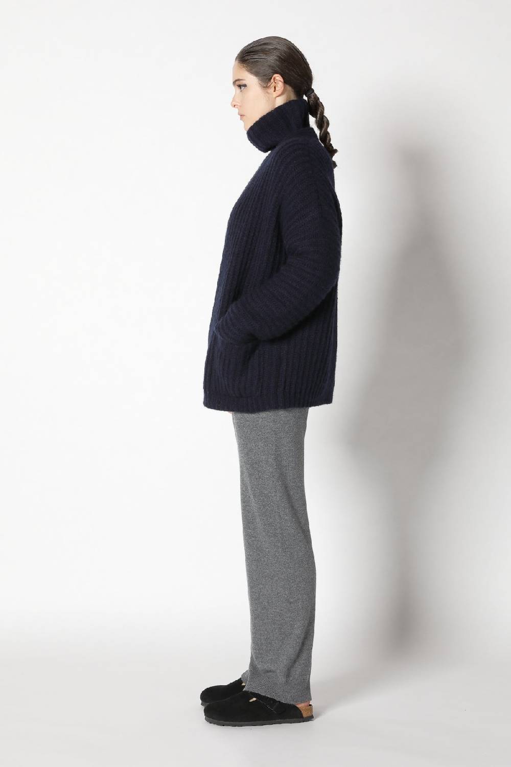 Sminfinity fluffy rib jacket + fluffy rib turtle + infinite palazzo pants Große Rabatte