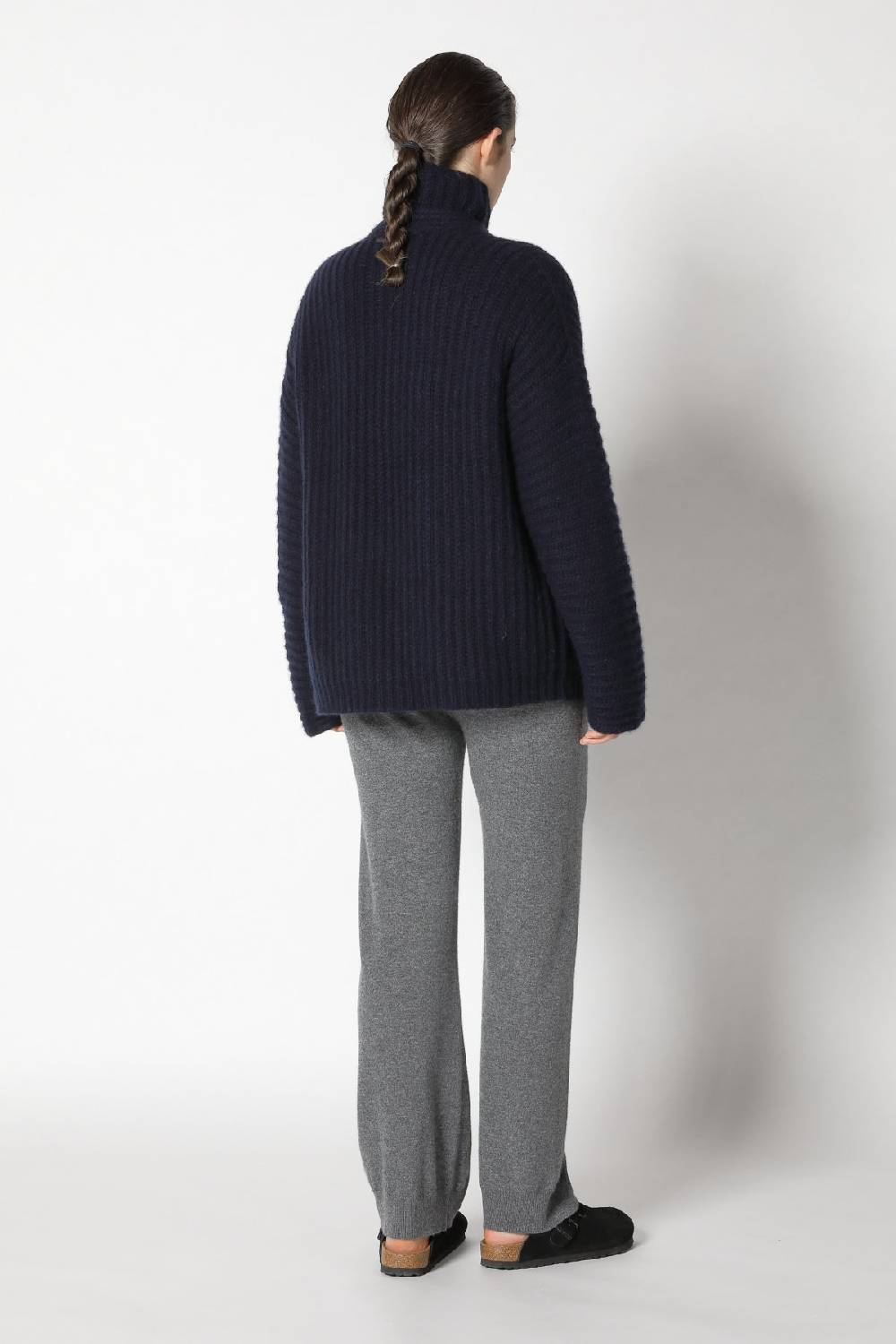 Sminfinity fluffy rib jacket + fluffy rib turtle + infinite palazzo pants Große Rabatte