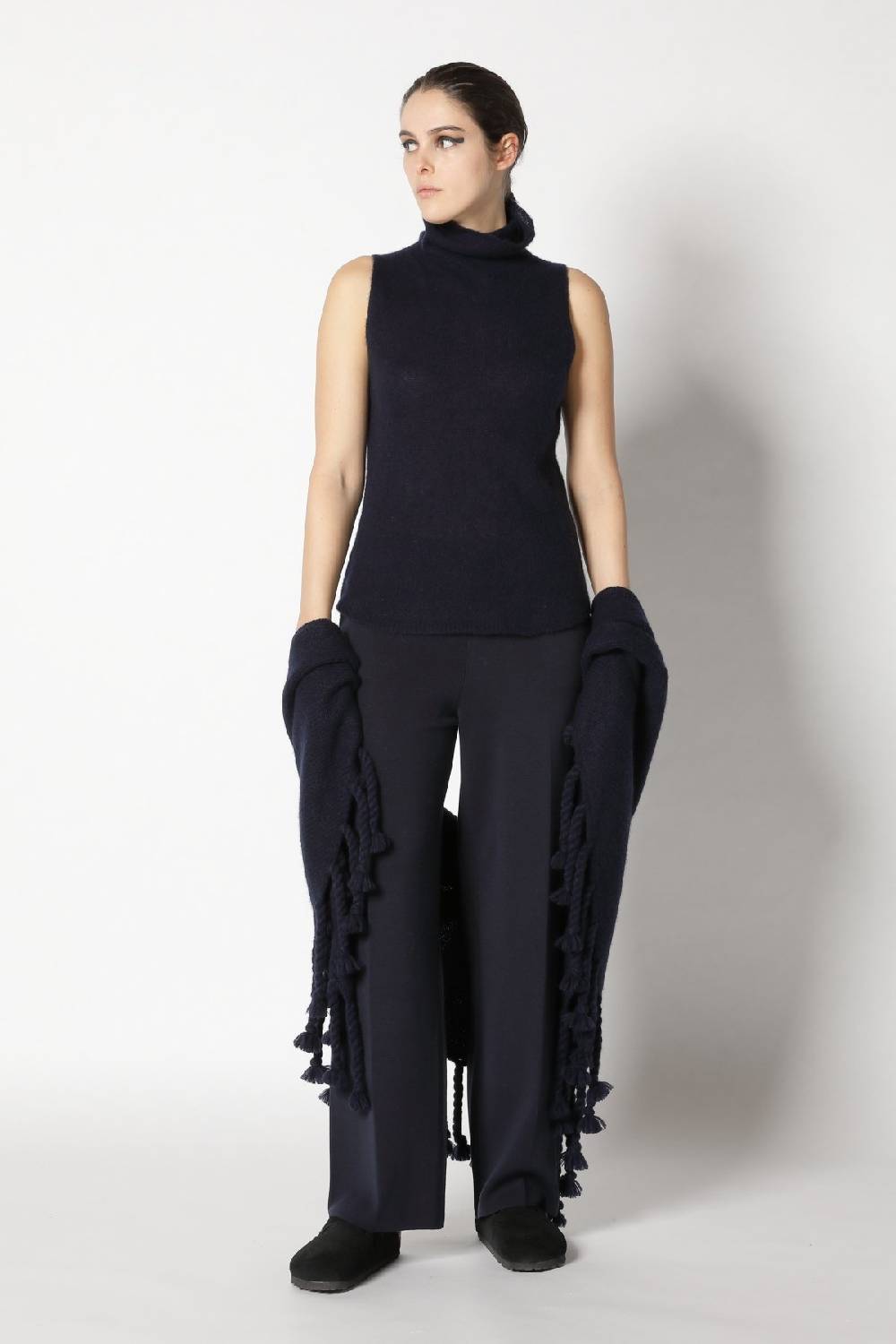 Sminfinity fluffy turtle top + fluffy triangle + silky suit pants Saisonale Angebote