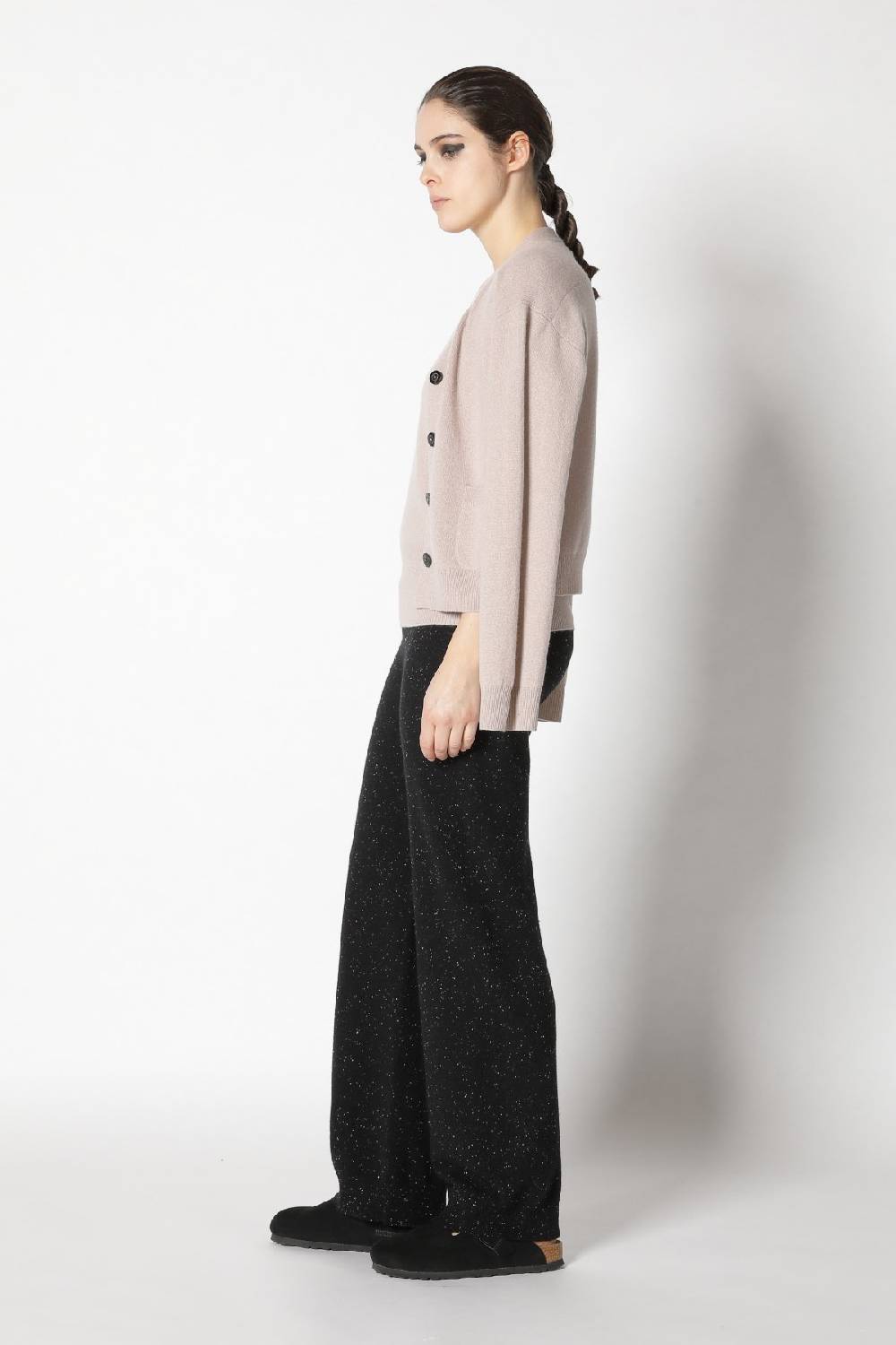 Sminfinity infinite cropped cardy + infinite crew T + infinite palazzo pants Neueste Stile