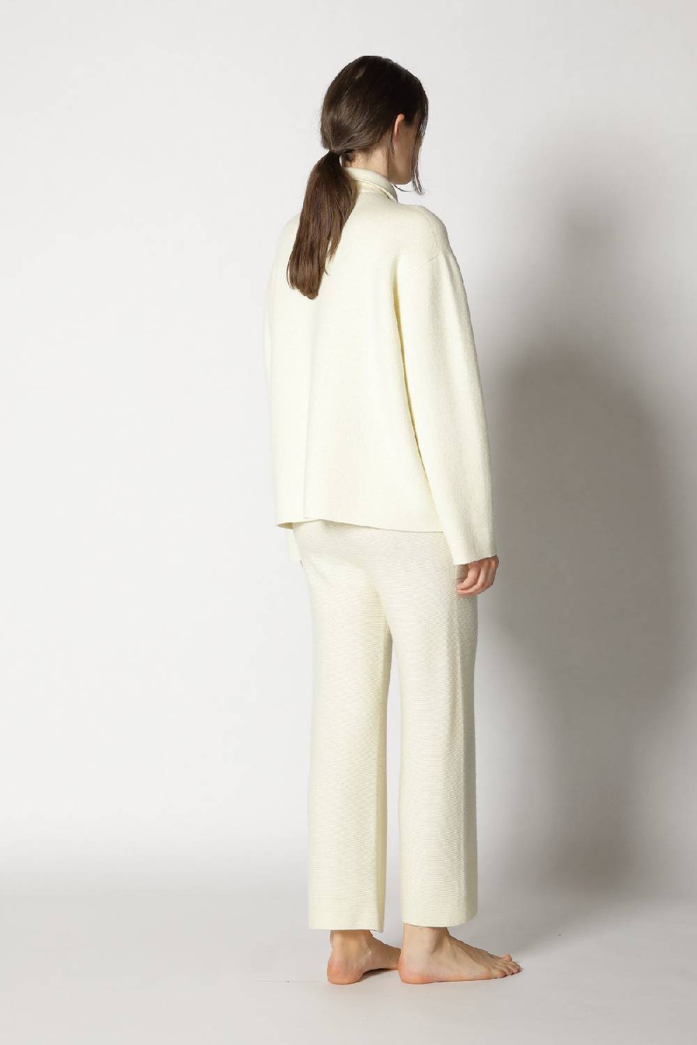 Sminfinity doubleface shirtjacket + garter cropped pants Auslauf