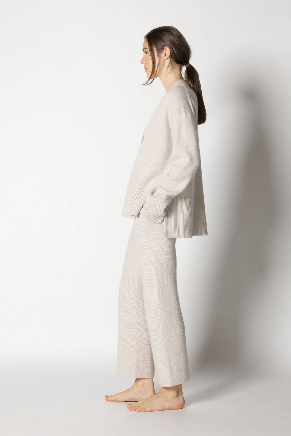Sminfinity slouchy cardigan + garter cropped pants Limitierter Zeitrabatt