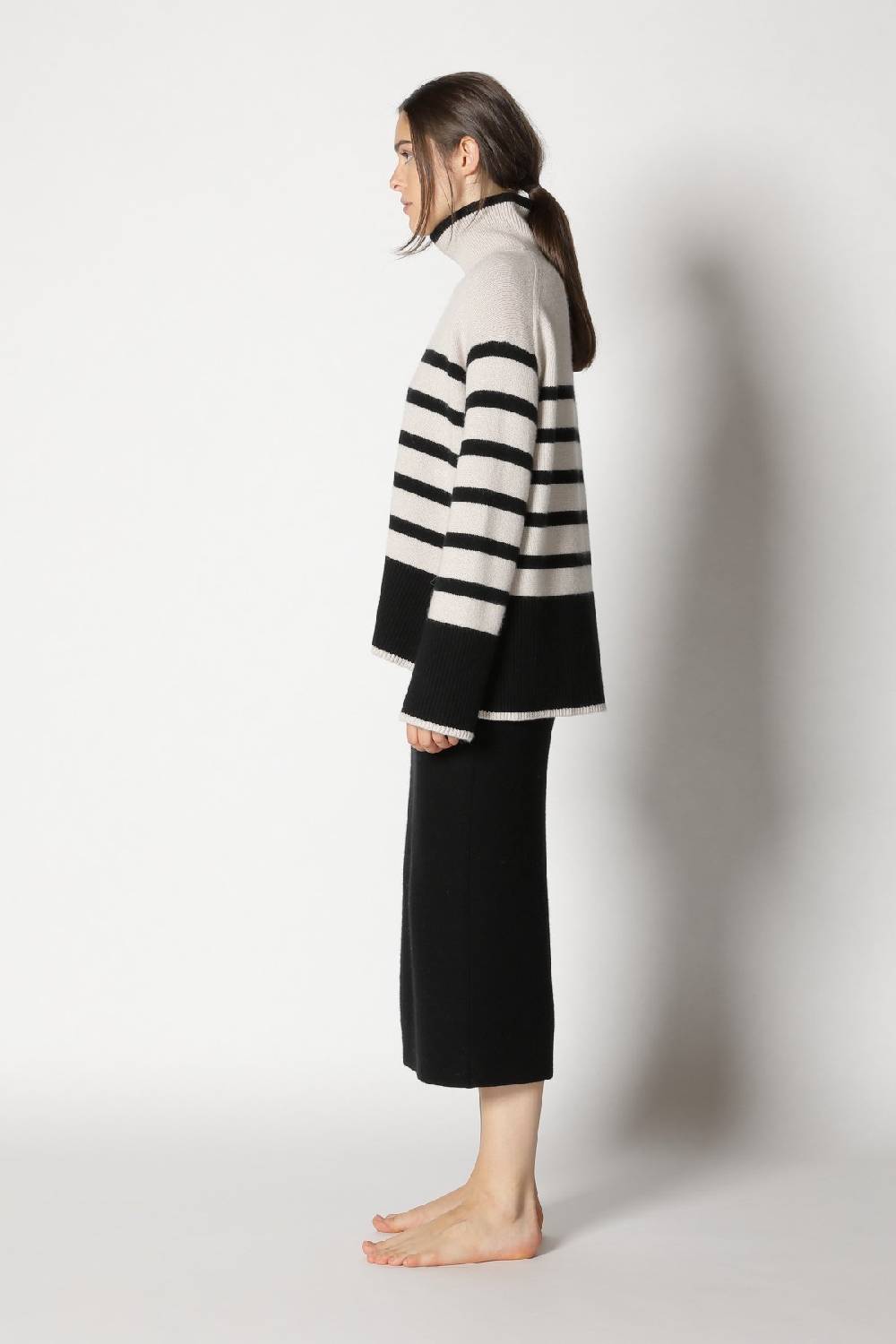 Sminfinity garter maxi dress + slouchy stripe turtle Günstig kaufen