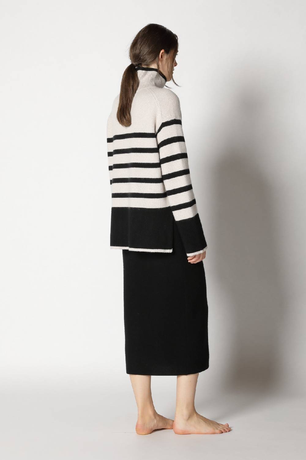 Sminfinity garter maxi dress + slouchy stripe turtle Günstig kaufen