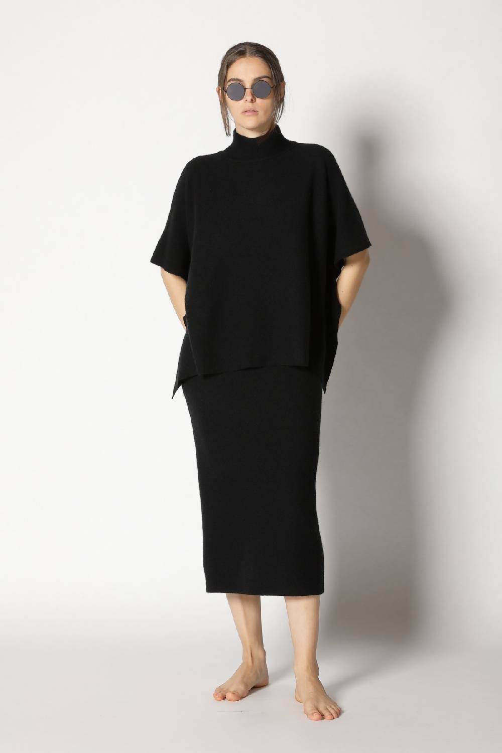 Sminfinity garter cape top + garter maxi dress Online Shopping